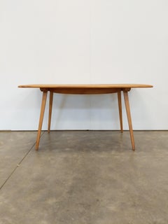 Table de salle à manger Vintage Ercol Mid Century Modern Plank