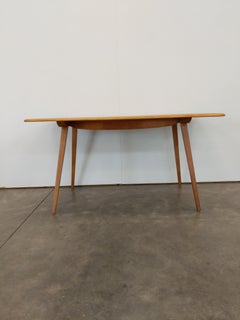 Table de salle à manger Vintage Ercol Mid Century Modern Plank