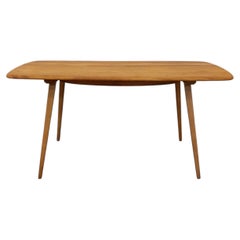 Table de salle à manger Vintage Ercol Mid Century Modern Plank