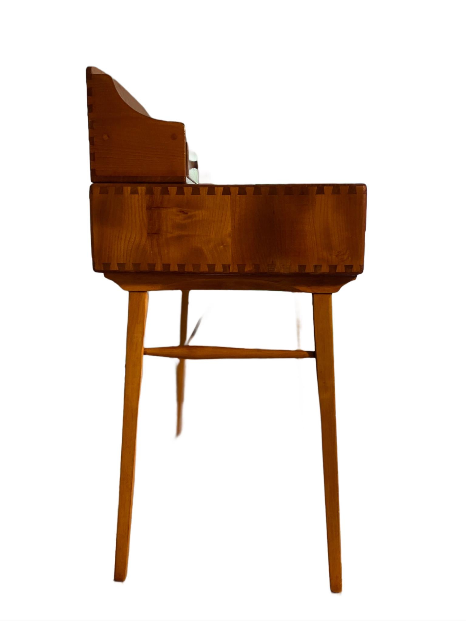Woodwork Vintage Ercol Model 439 Writing Desk in Elm and Beech For Sale