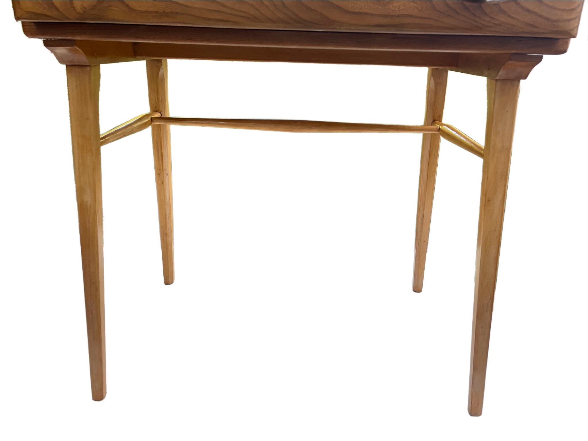 Vintage Ercol Model 439 Writing Desk in Elm and Beech For Sale 1