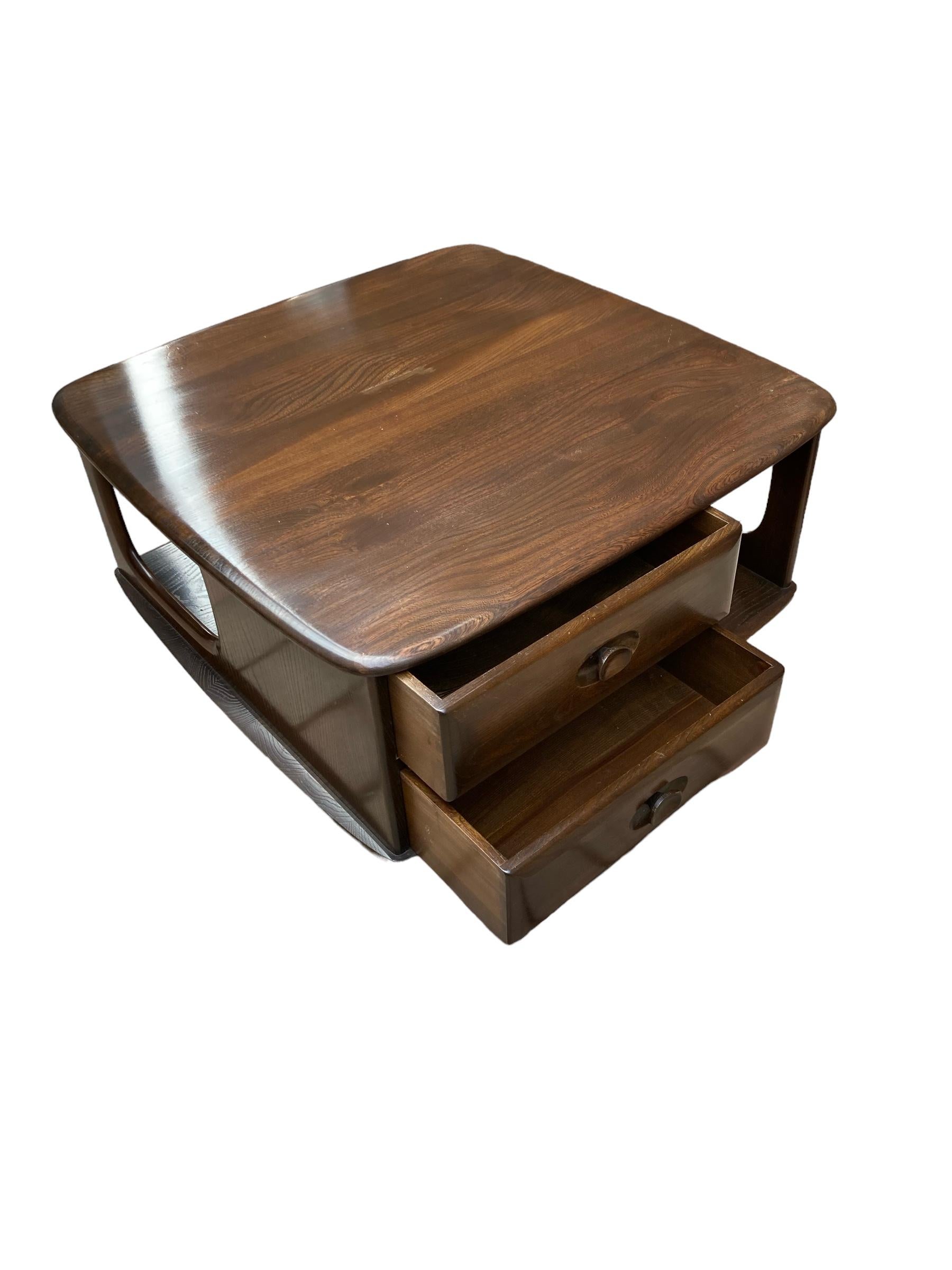 ercol pandora's box coffee table