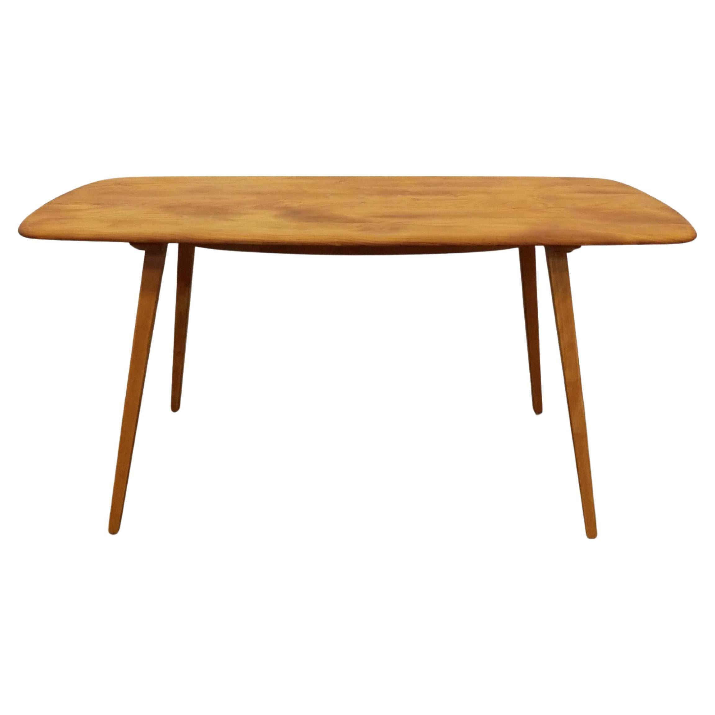 Vintage Ercol Plank Dining Table