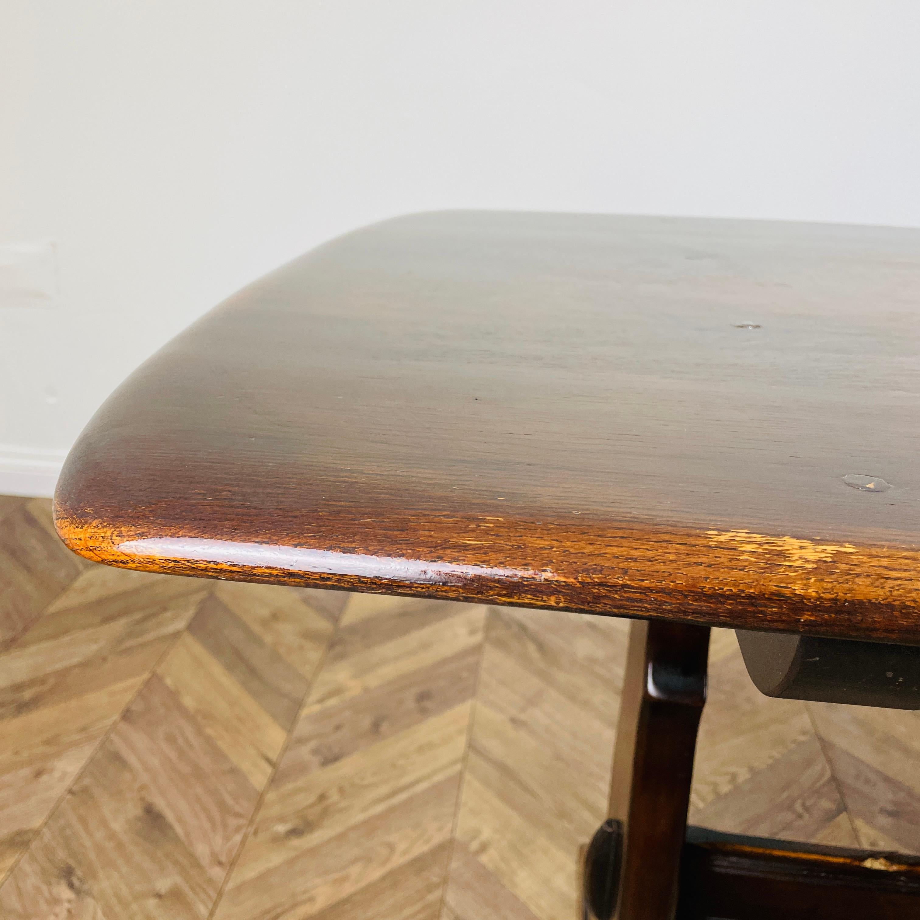 Vintage Ercol Refectory Dining Table Model 419, 1960s 3