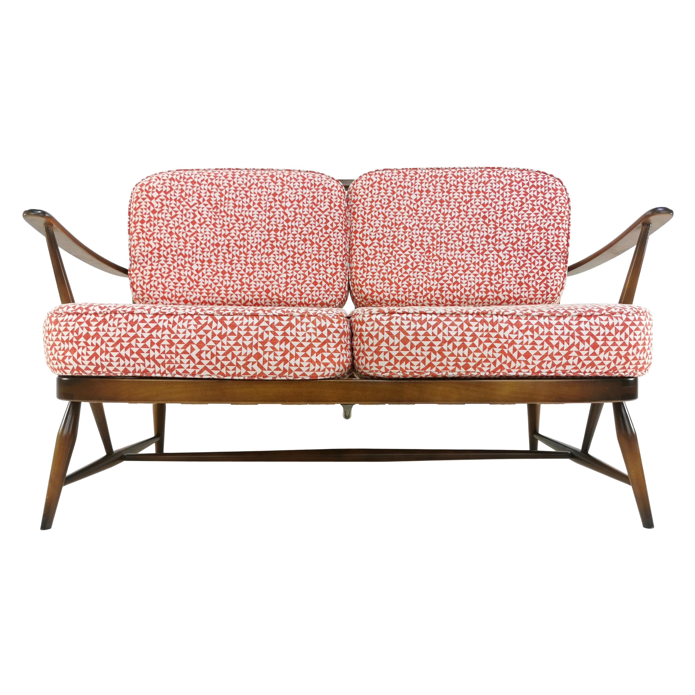 Vintage Ercol Windsor Two-Seat Sofa Midcentury at 1stDibs