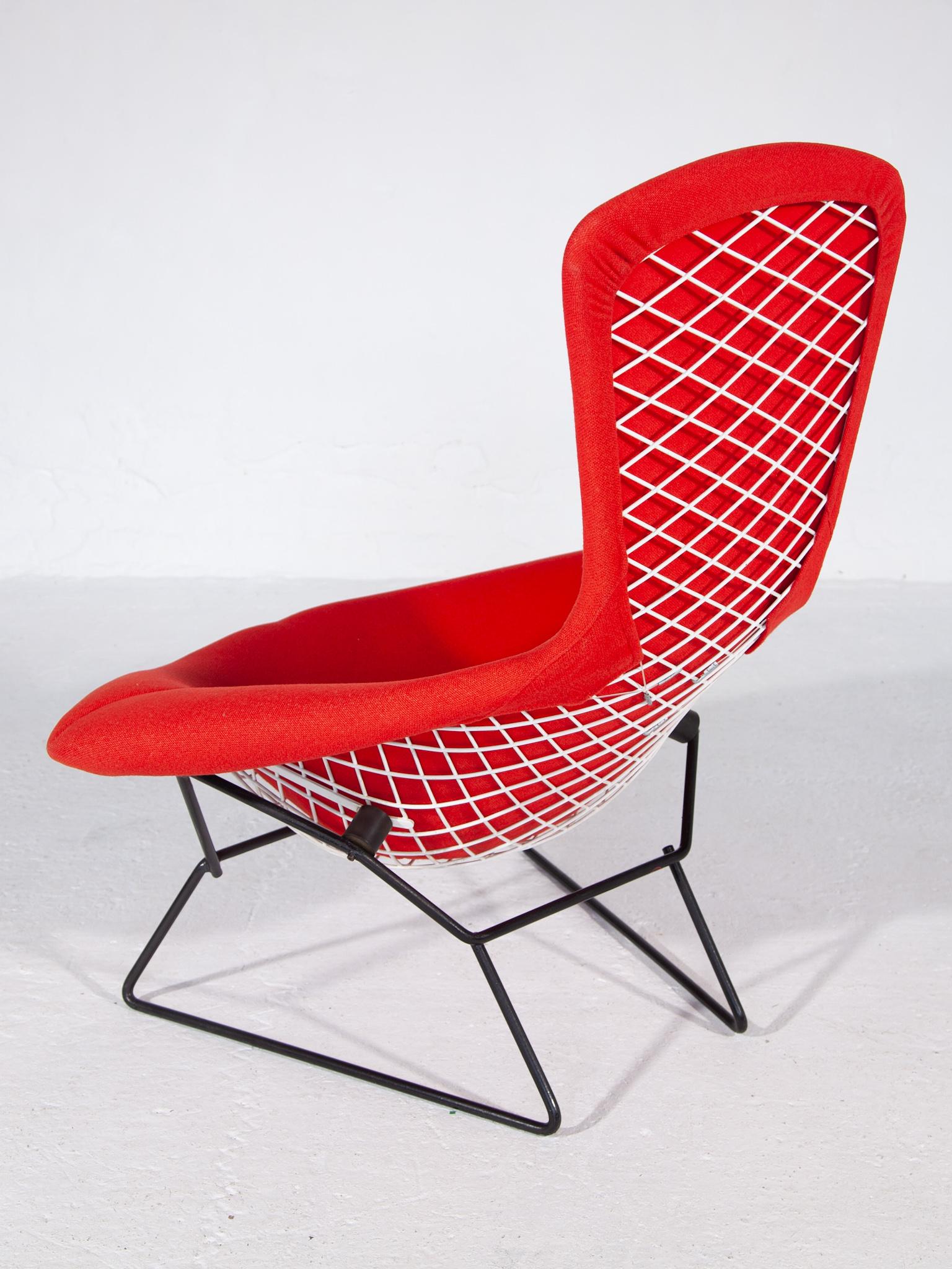 German Vintage Ergonomic Harry Bertoia Lounge Bird Chair for Knoll For Sale