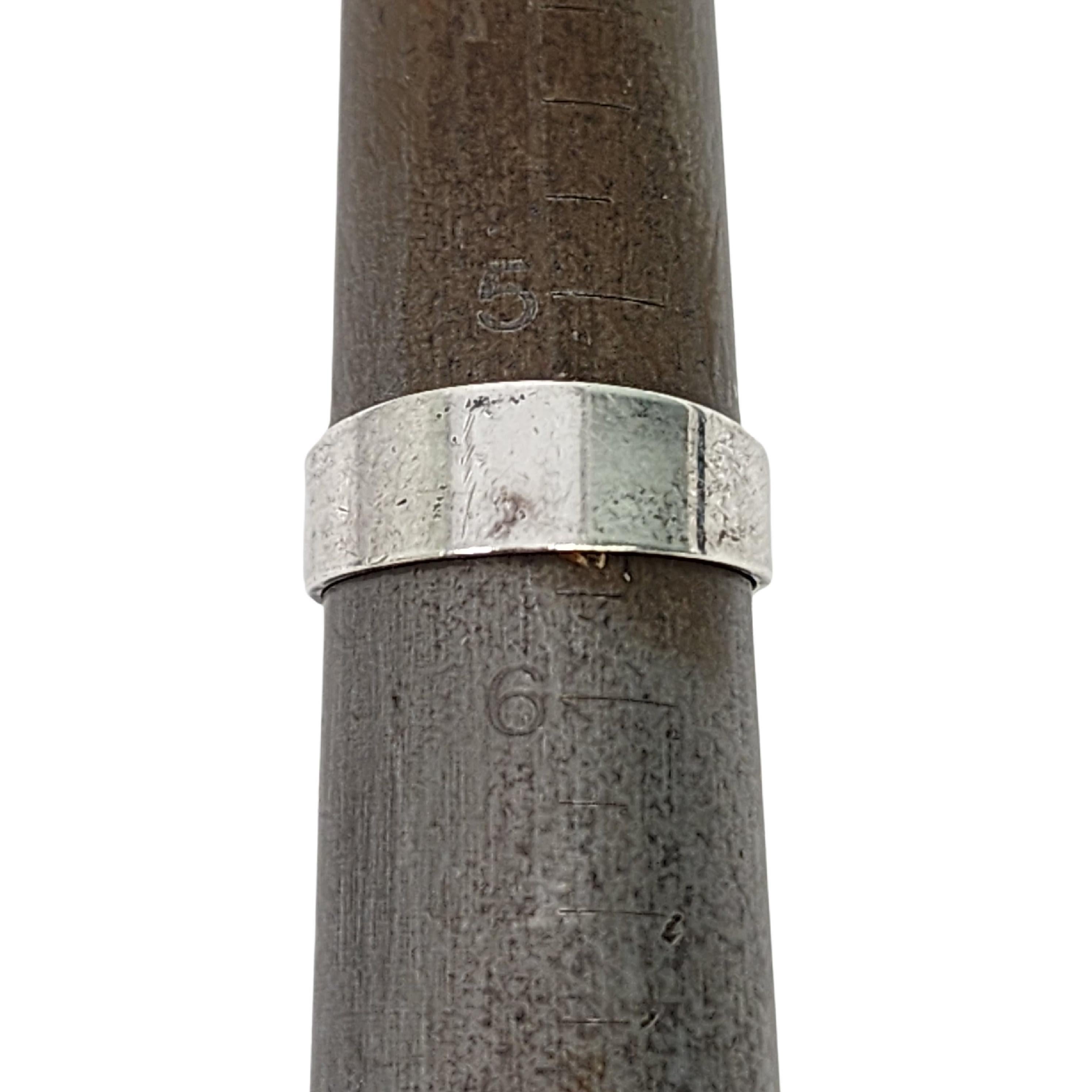 Vintage Erik Granit Finland Sterling Silver Modernist Ball Ring Size 5.5 #16699 For Sale 4