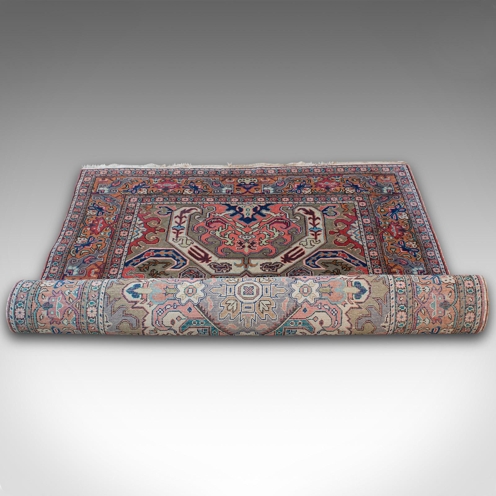 Erivan Rug, Caucasian, Woven, Hall, Living Room, Carpet, Late 20th Century For Sale 8