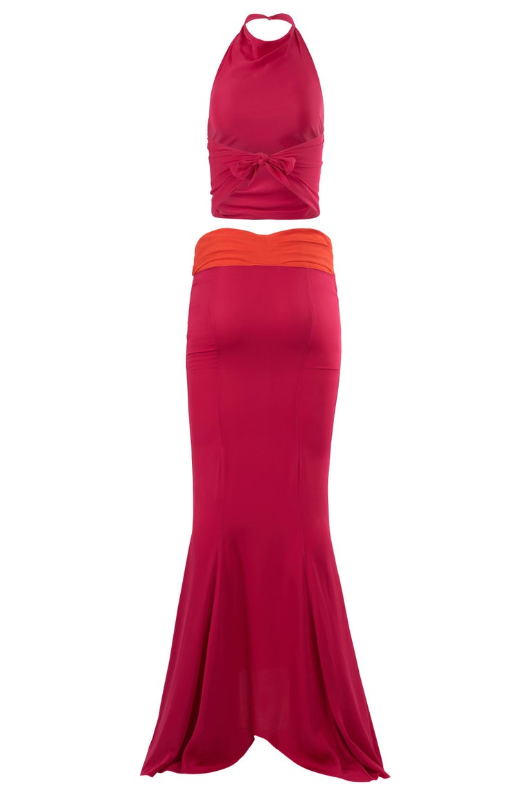 ermanno scervino red dress Silk dress Ermanno Scervino Red size 42 IT in Silk