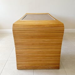 Scrivania minimalista vintage in Wood di Ernest C. Masi