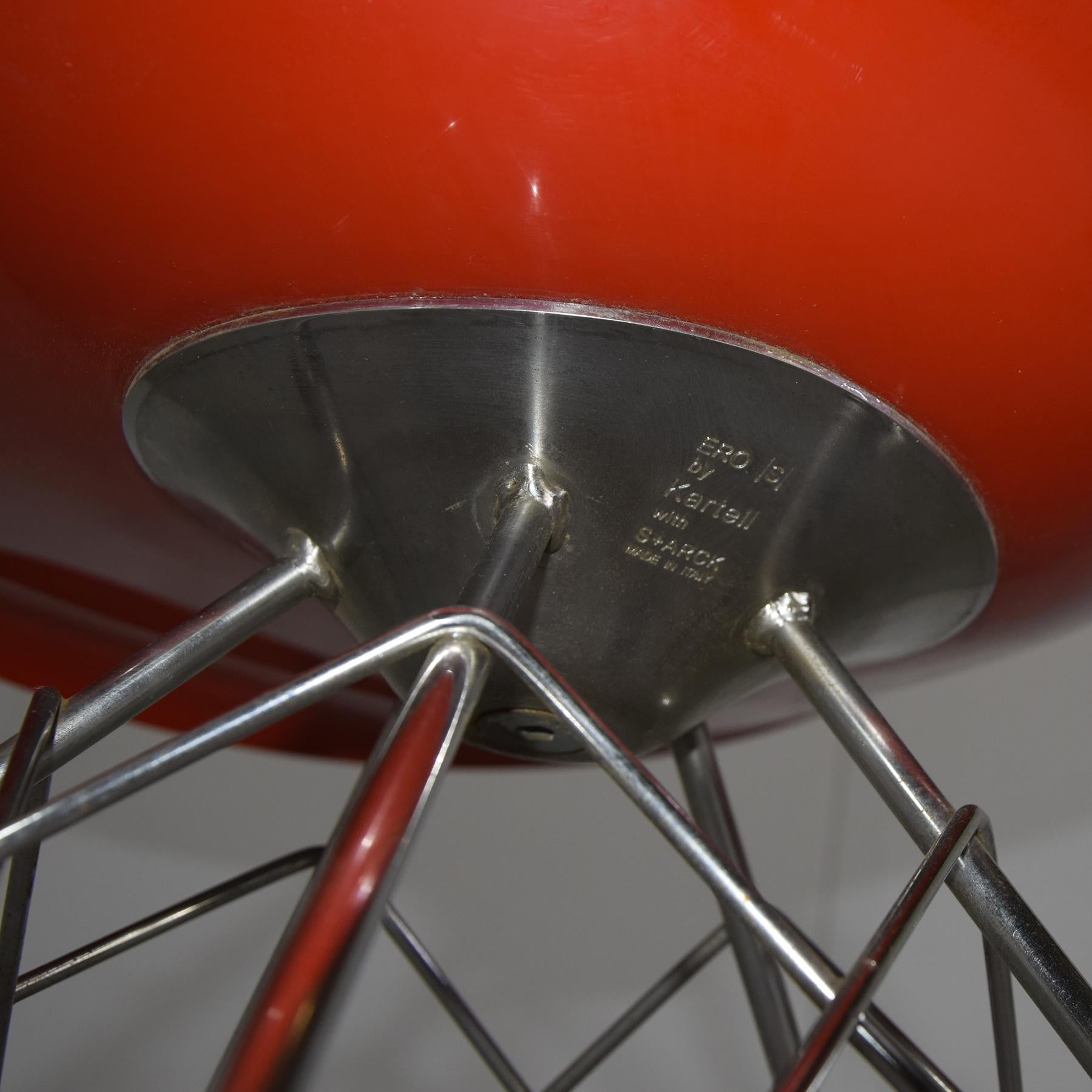 Vintage Eros Eiffel Chair by Philippe Starck for Kartell Italy For Sale 3