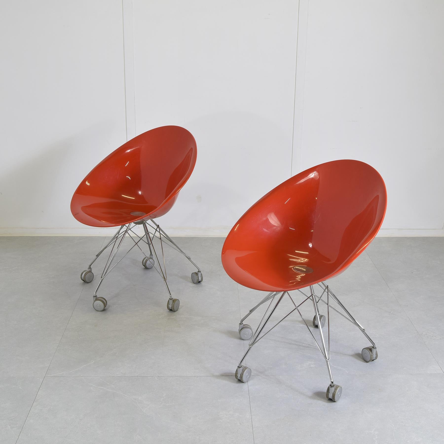 Mid-Century Modern Vintage Eros Eiffel Chair by Philippe Starck for Kartell Italy For Sale