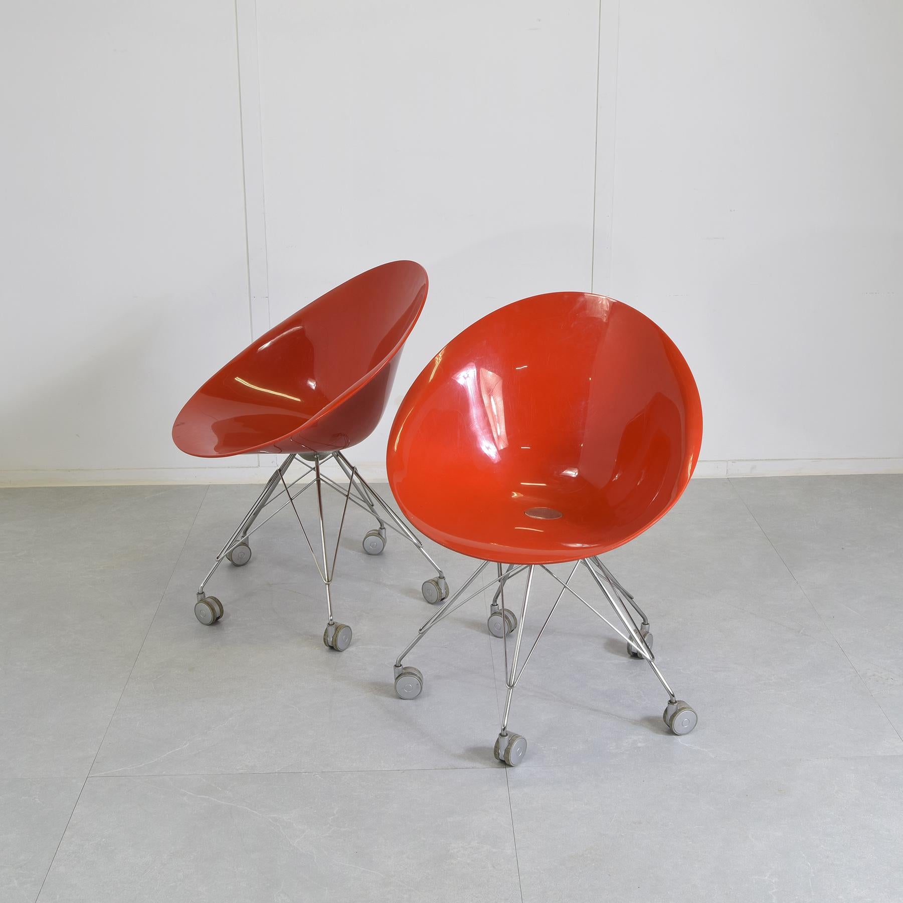Vintage Eros Eiffel Chair by Philippe Starck for Kartell Italy In Good Condition For Sale In bari, IT