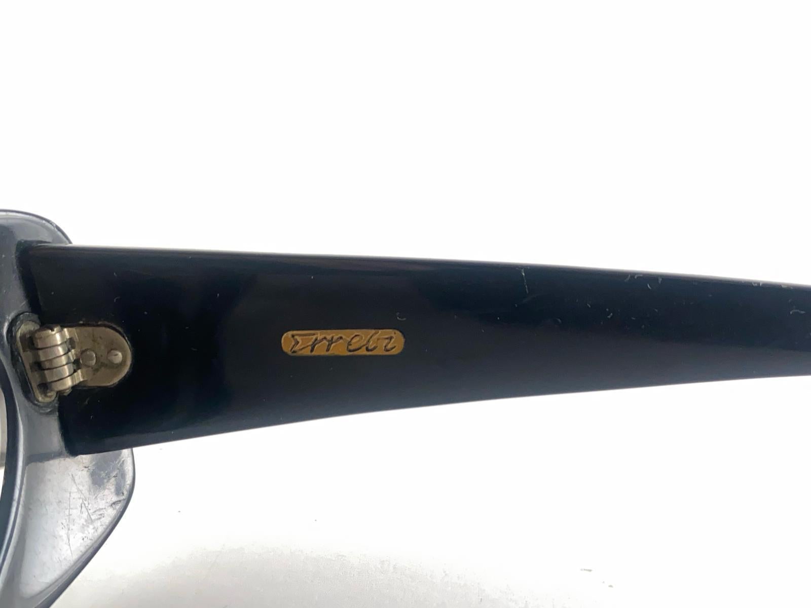Gray Vintage Errebi Metallic Burgundy 1960's Mid Century Sunglasses Made In France For Sale