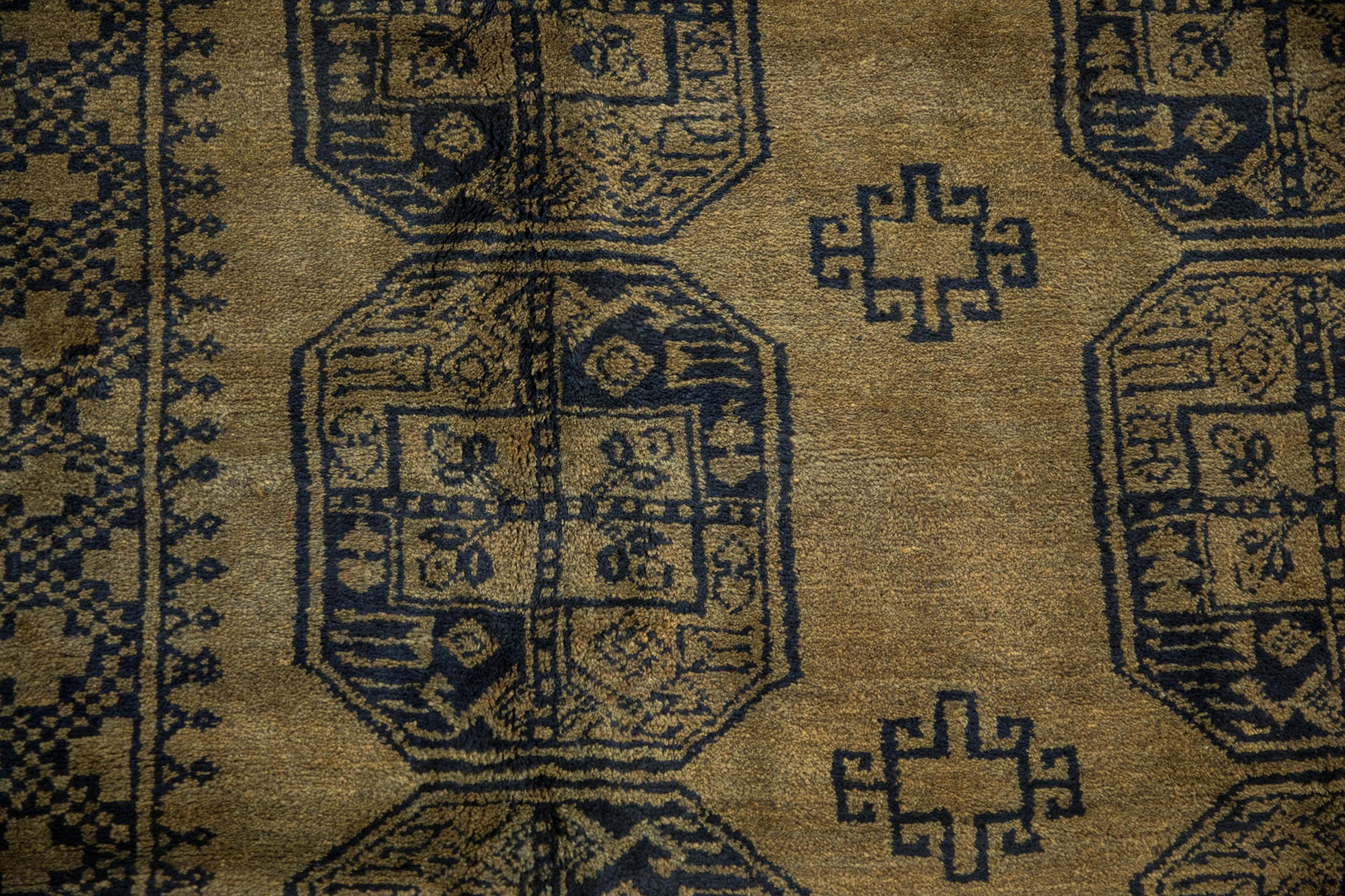 Mid-20th Century Vintage Ersari Carpet  For Sale