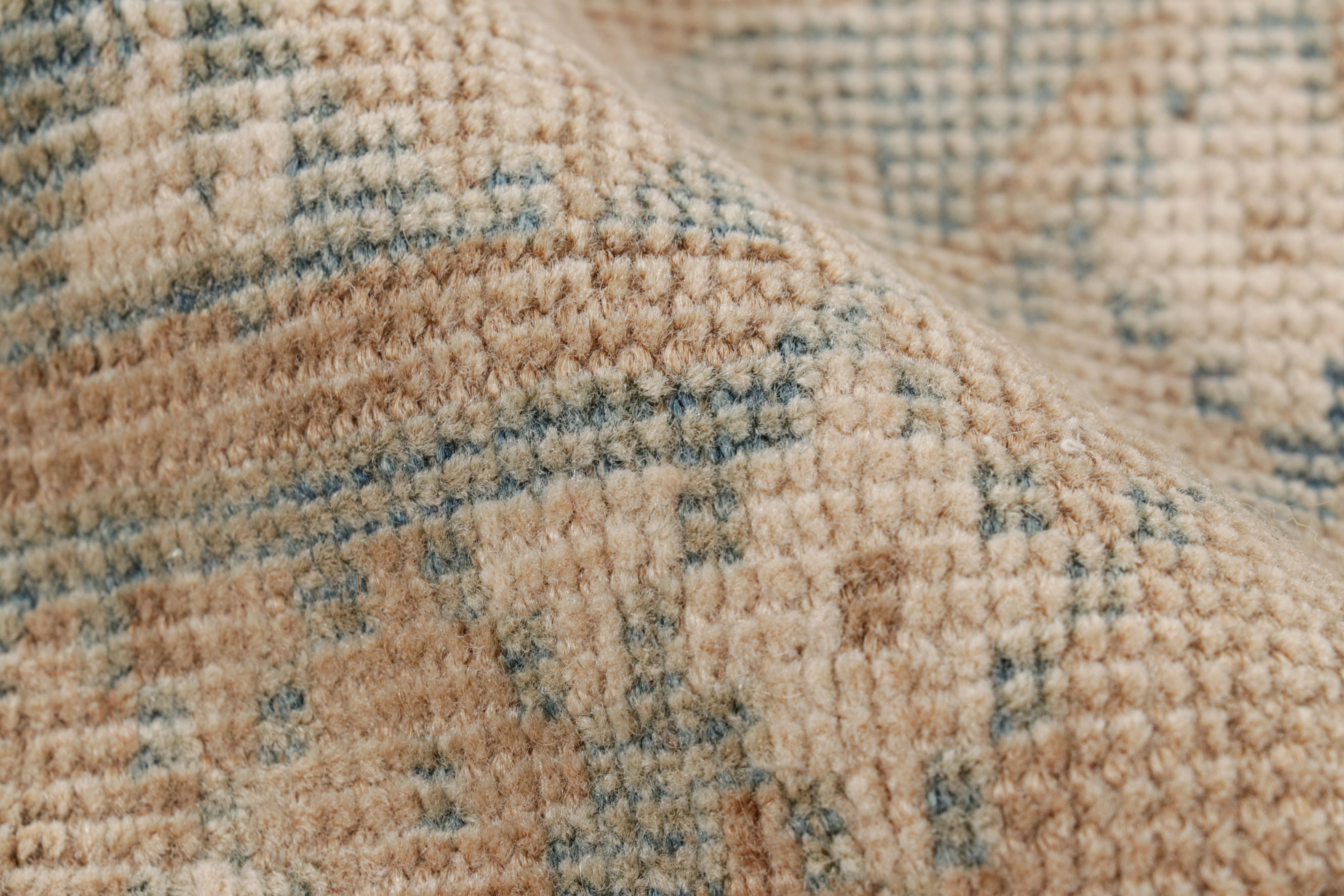 Alter Ersari-Teppich mit beige-braunen geometrischen Medaillons, von Rug & Kilim (Wolle) im Angebot