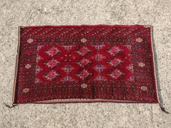 Vintage Ersari Tukmen Chuval, hand-knotted wool, Afghanistan 1970s