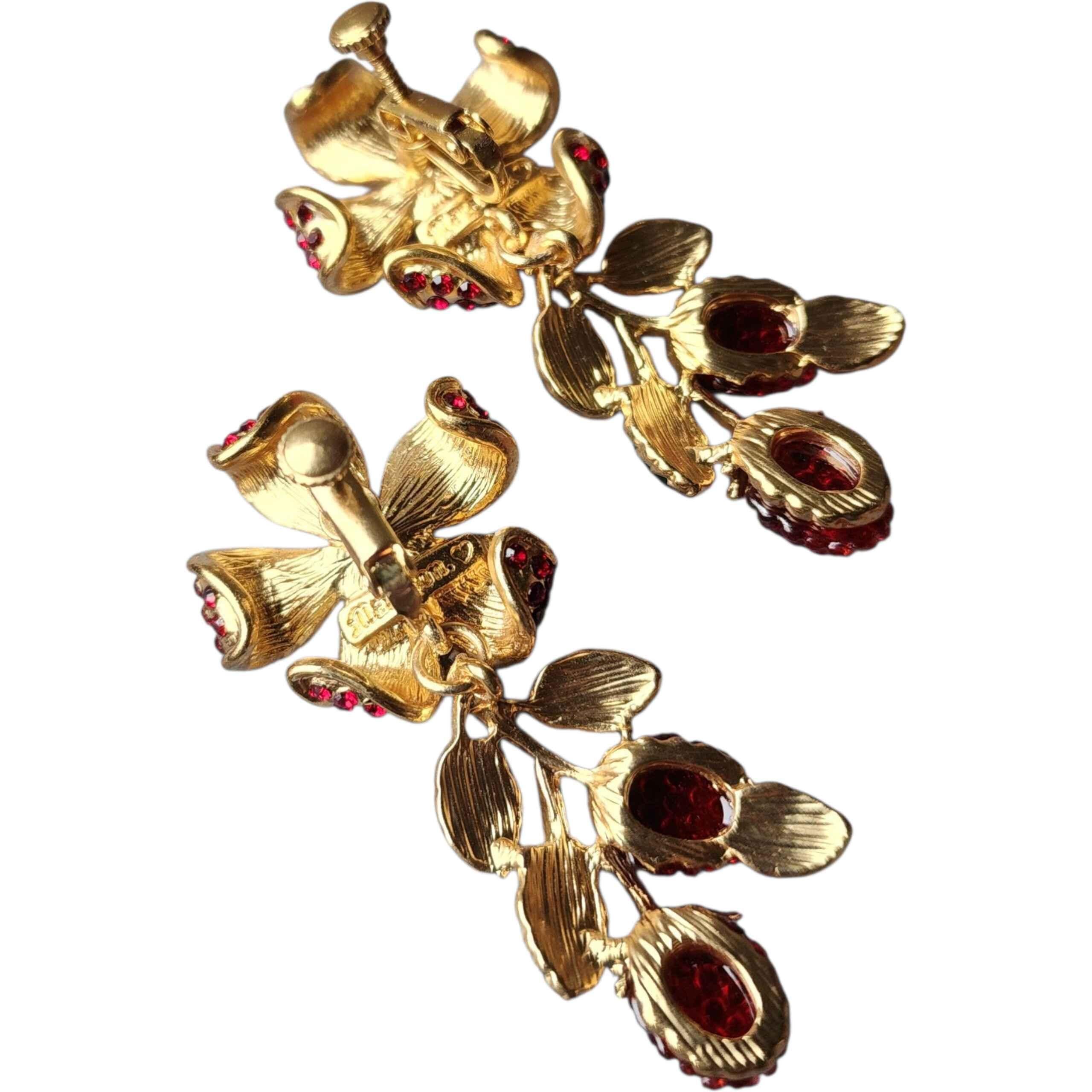 Vintage Erwin Pearl Pendientes de cristal esmaltado con clip en Nuevo estado para la venta en Milford, DE