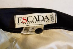 Vintage Escada Black Lace Skirt and Top