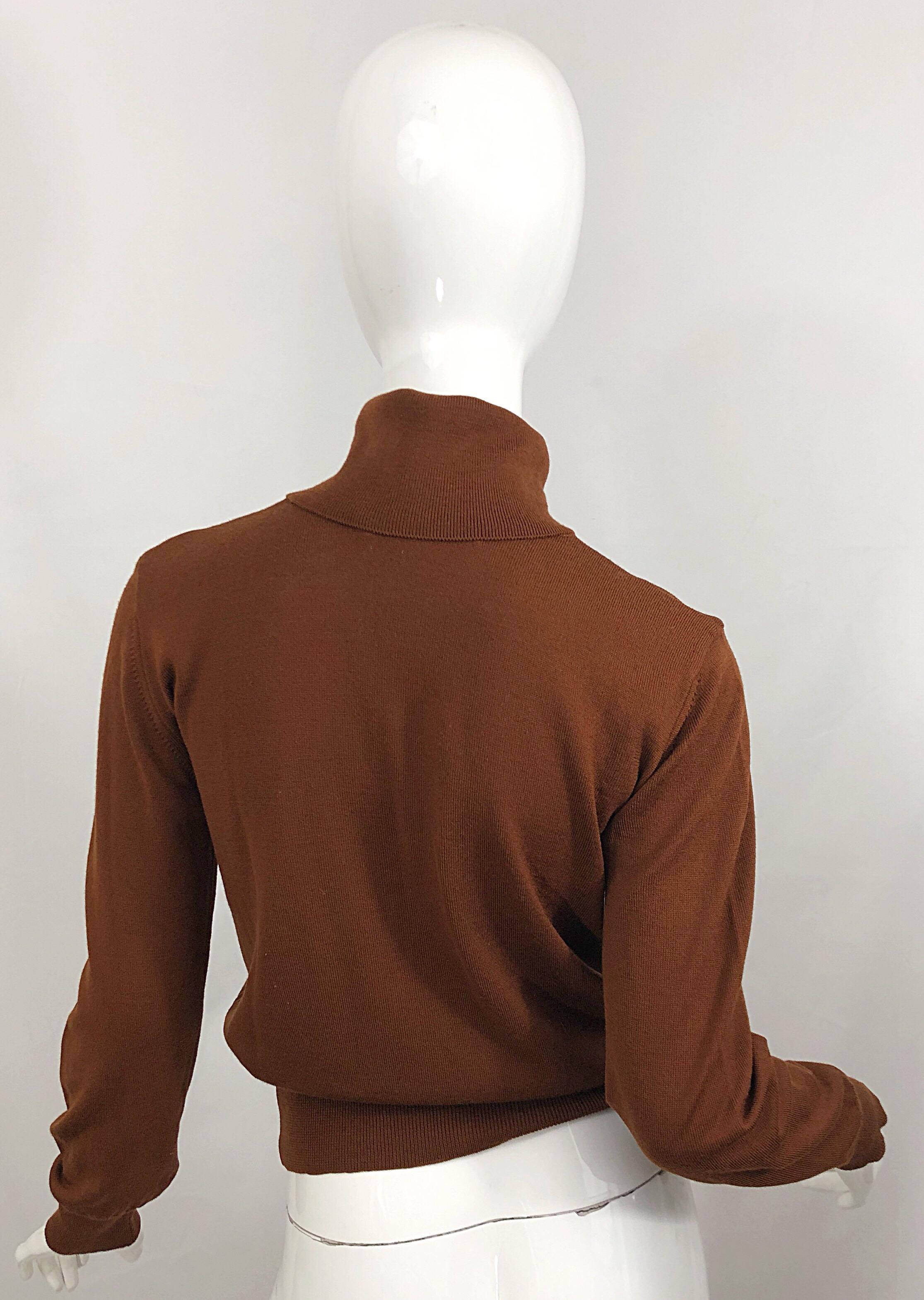 brown sweater vintage
