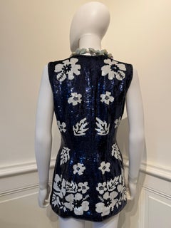 Vintage Escada Couture Embellished Sequin & Beaded Vest