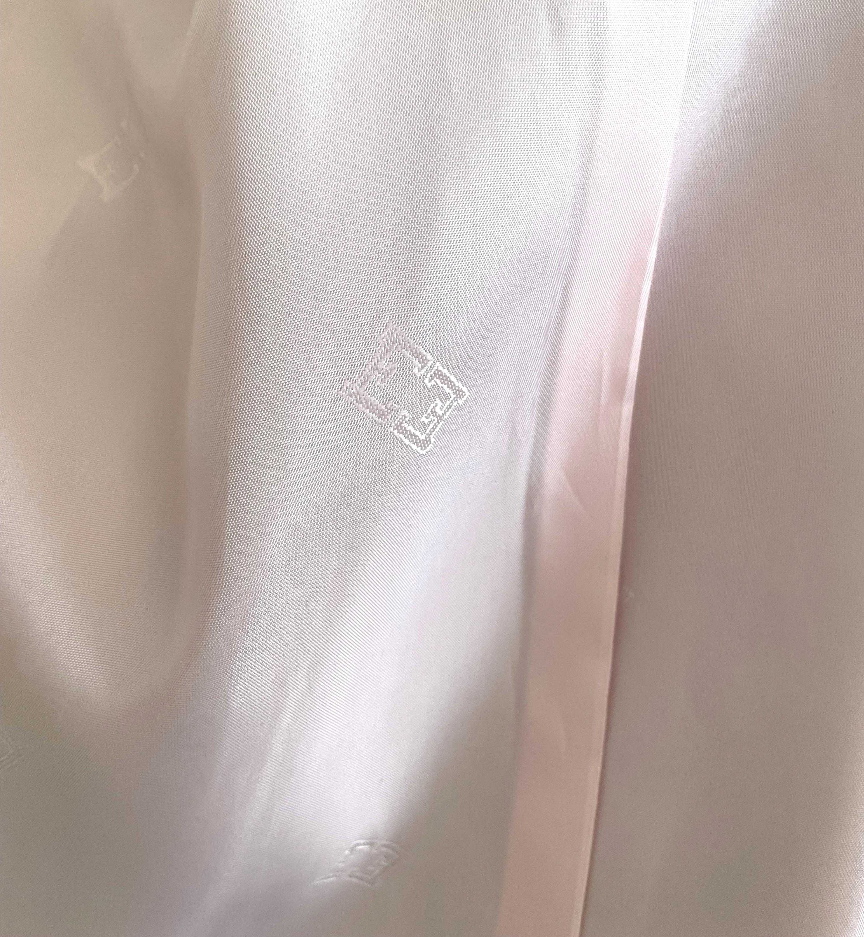 Vintage Escada Leather Jacket Light Pink For Sale 1