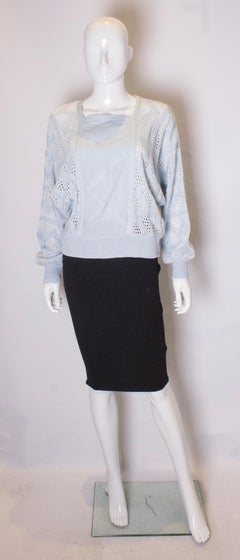 Maglione vintage Escada in misto lino