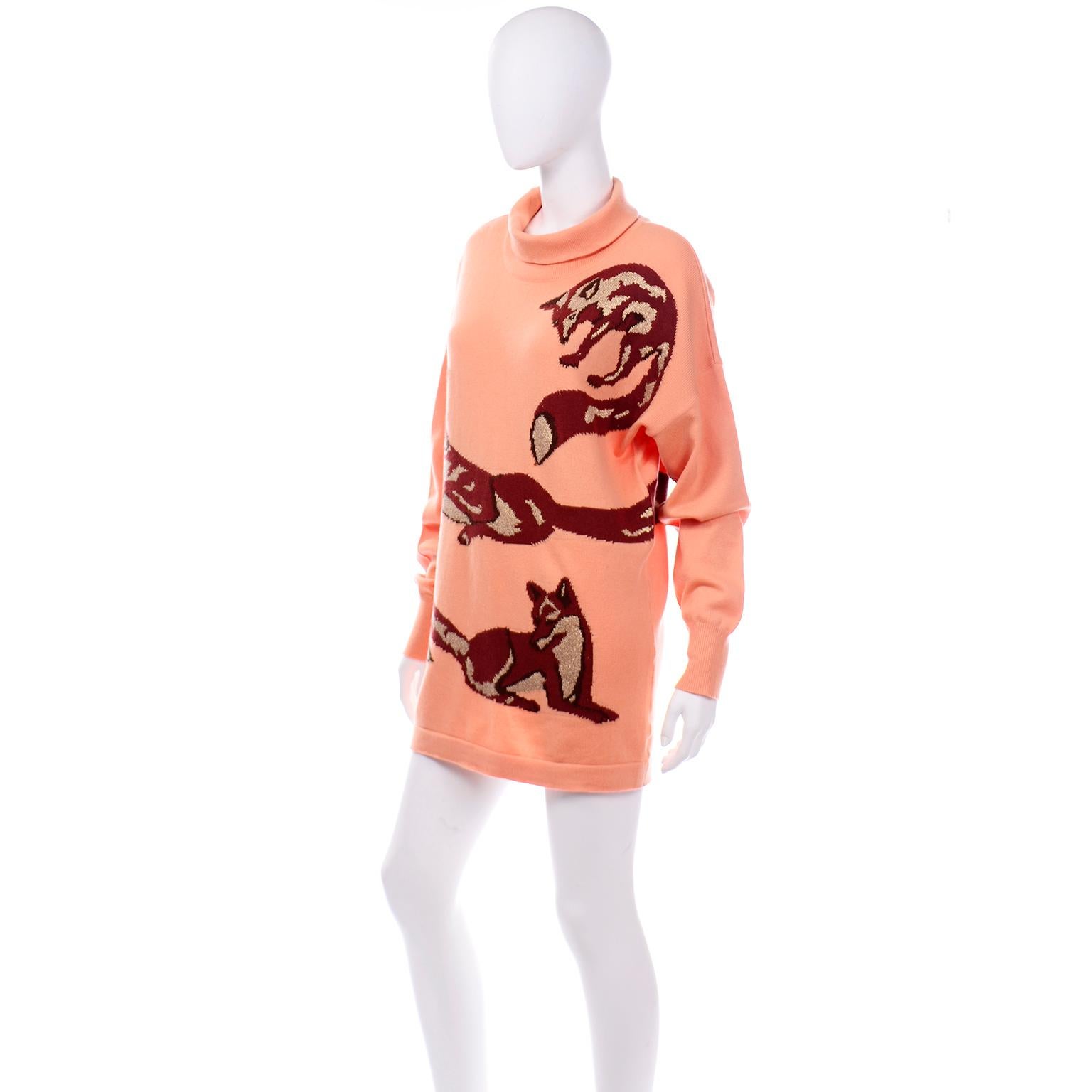 fox sweater womens
