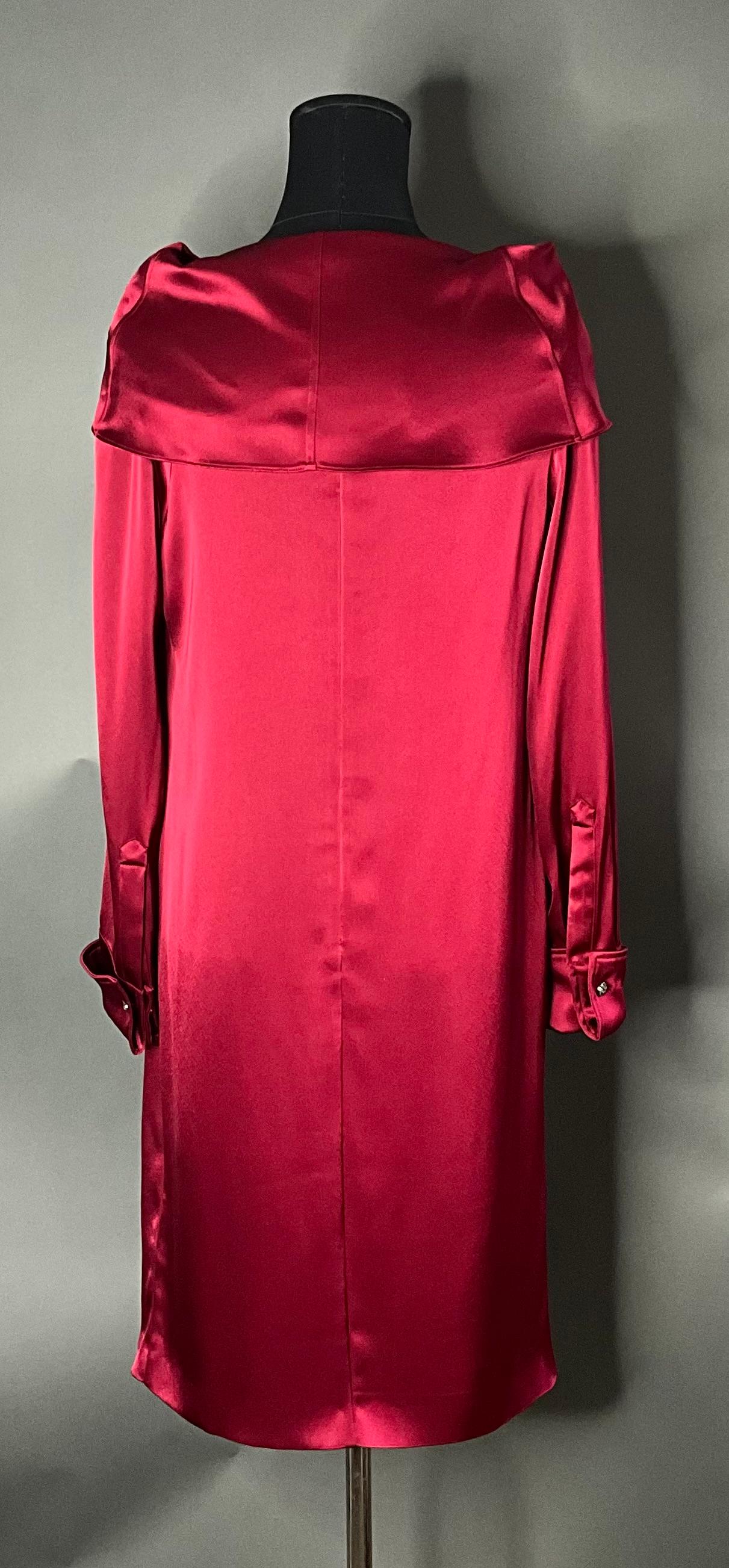 Vintage Escada Red Off the Shoulder Dress In Good Condition For Sale In Lake Worth Beach, FL