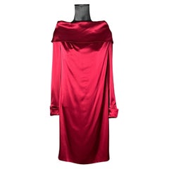 Vintage Escada Red Off the Shoulder Dress