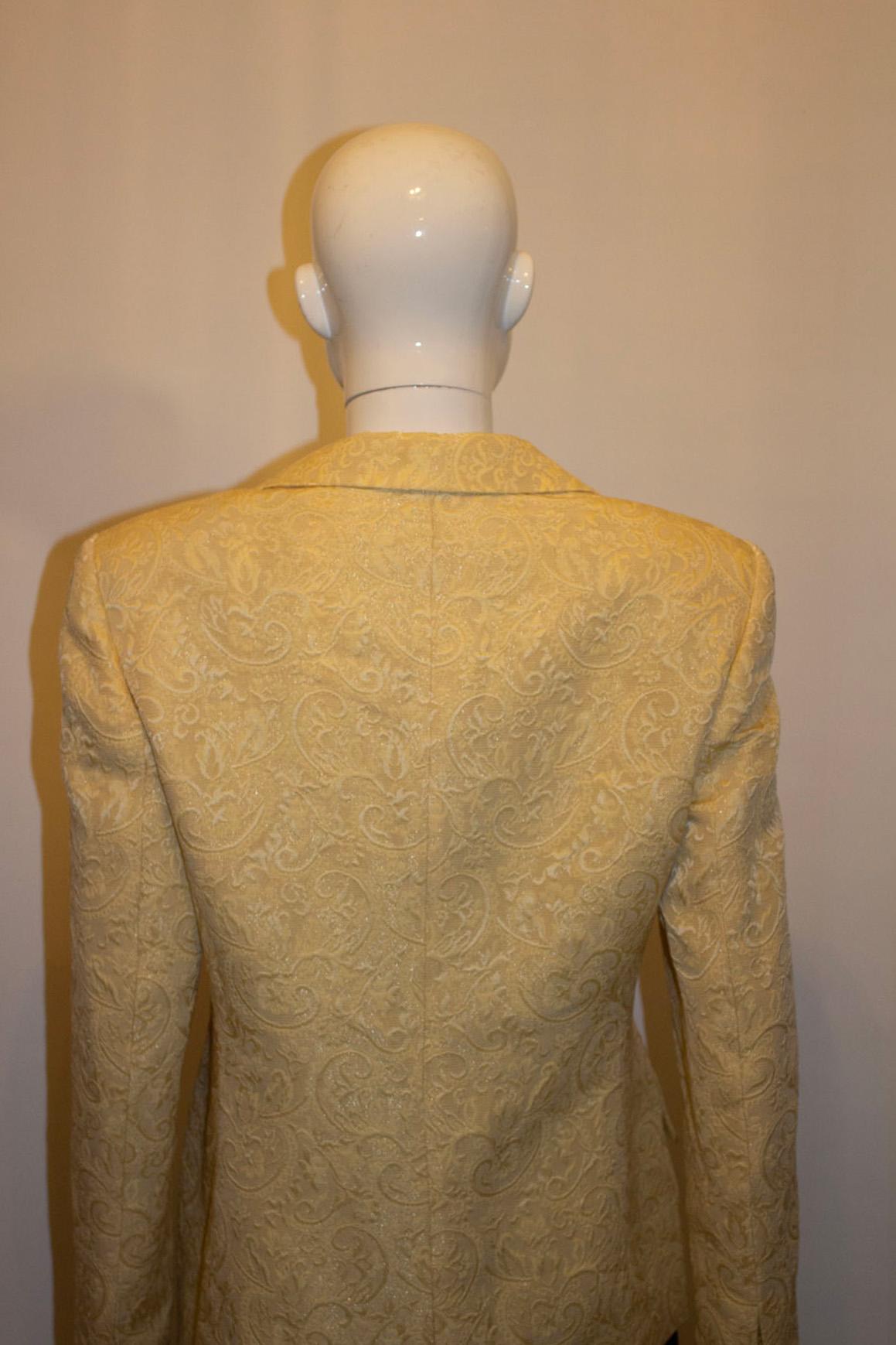 Vintage Escada Silk /Wool Mix Jacket In Good Condition For Sale In London, GB