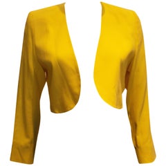 Vintage Escada Yellow Bolero