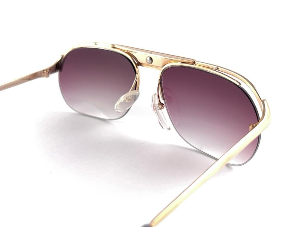 Vintage Essilor Light Rose Lenses France 1970's France Sunglasses   For Sale 1