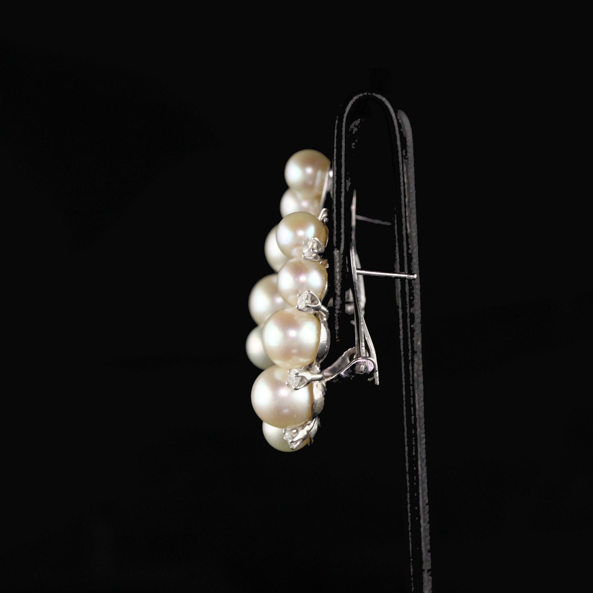 estate pearl earrings