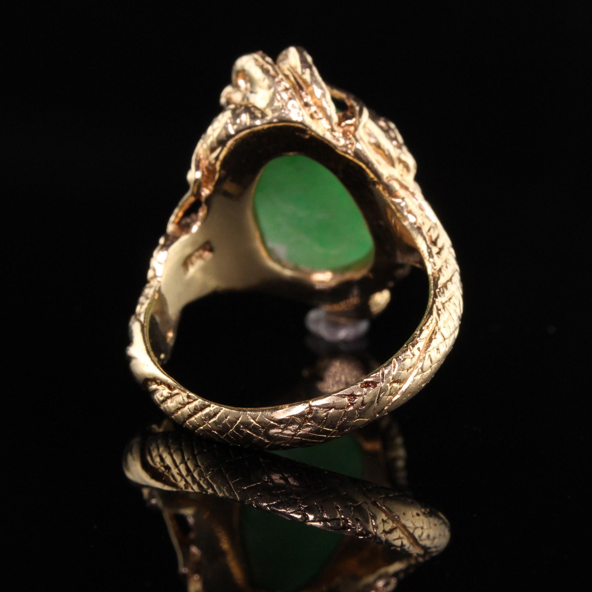 vintage dragon ring