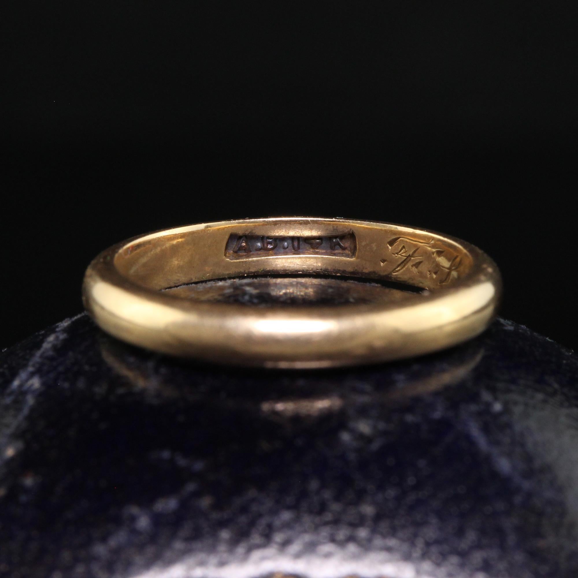 Vintage Estate 14K Yellow Gold Classic Wedding Band - Size 6 1