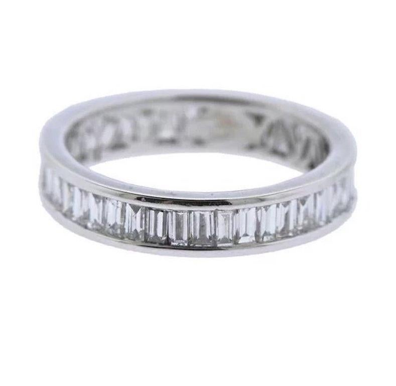 18K Gold 1.60 Carats of Brilliant Baguette Diamond Eternity Band Wedding Bridal Ring

Lovely 1.60 Carats of brilliant baguette diamonds set in 18k gold. The diamonds are very good quality - G-H/ VS/SI1 perhaps better! 

What a great deal for a