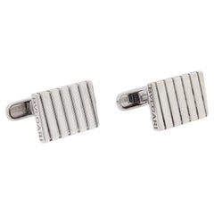 Vintage Estate BVLGARI Sterling Silver Cufflinks