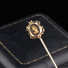 Vintage Estate Cameo Stick Pin