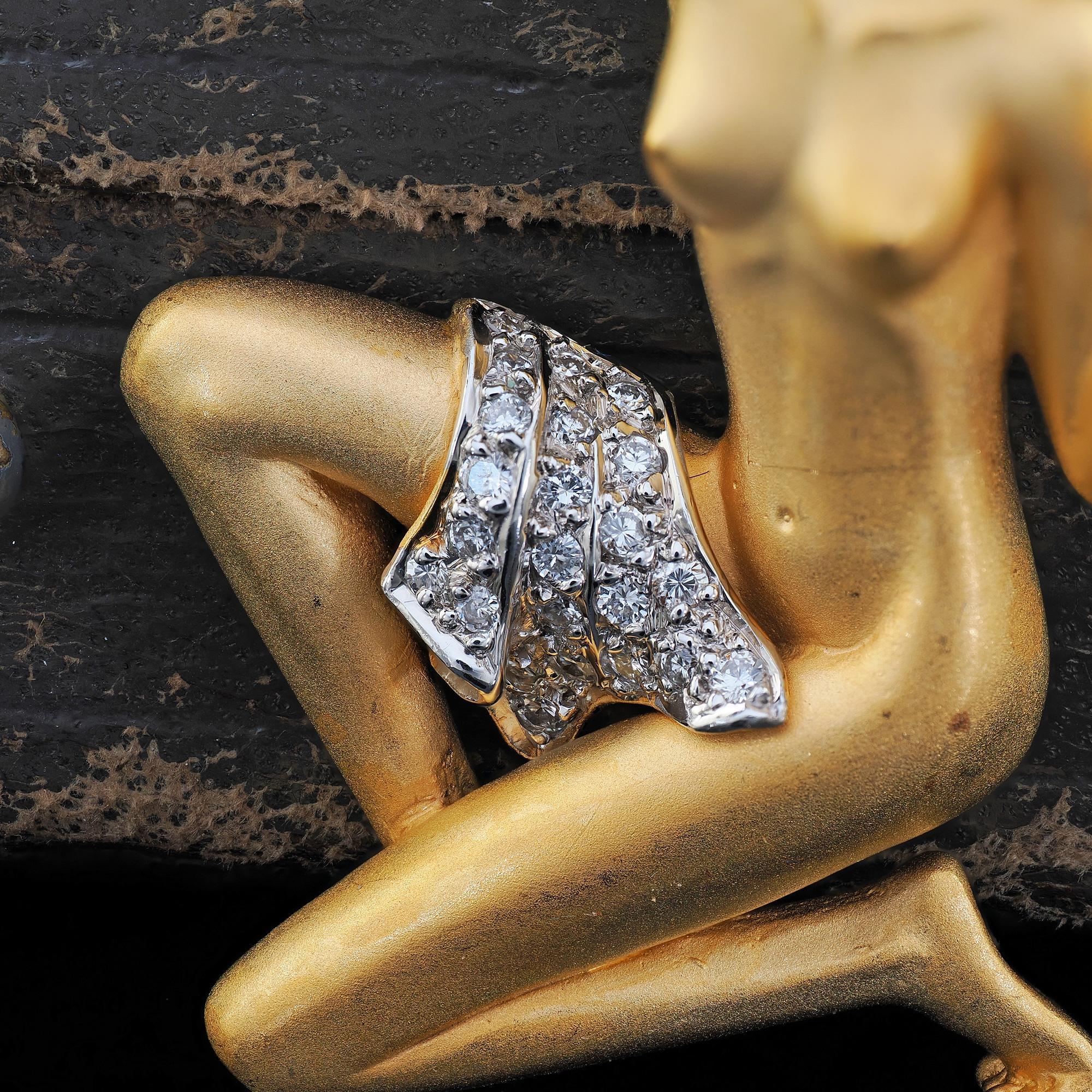 De las mujeres Collar Vintage Estate Carrera y Carrera 18K Oro y Platino Diamantes Dama en venta