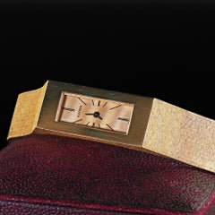 Vintage Estate French H. Stern 18K Yellow Gold Ladies Mid Century Watch