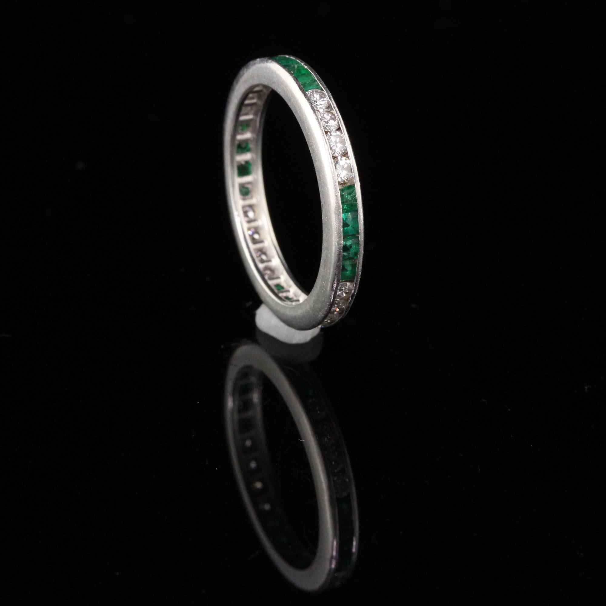 vintage emerald eternity rings