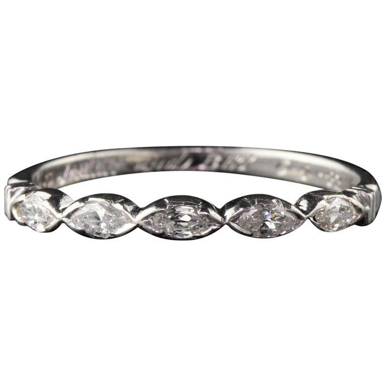 marquise cut eternity band