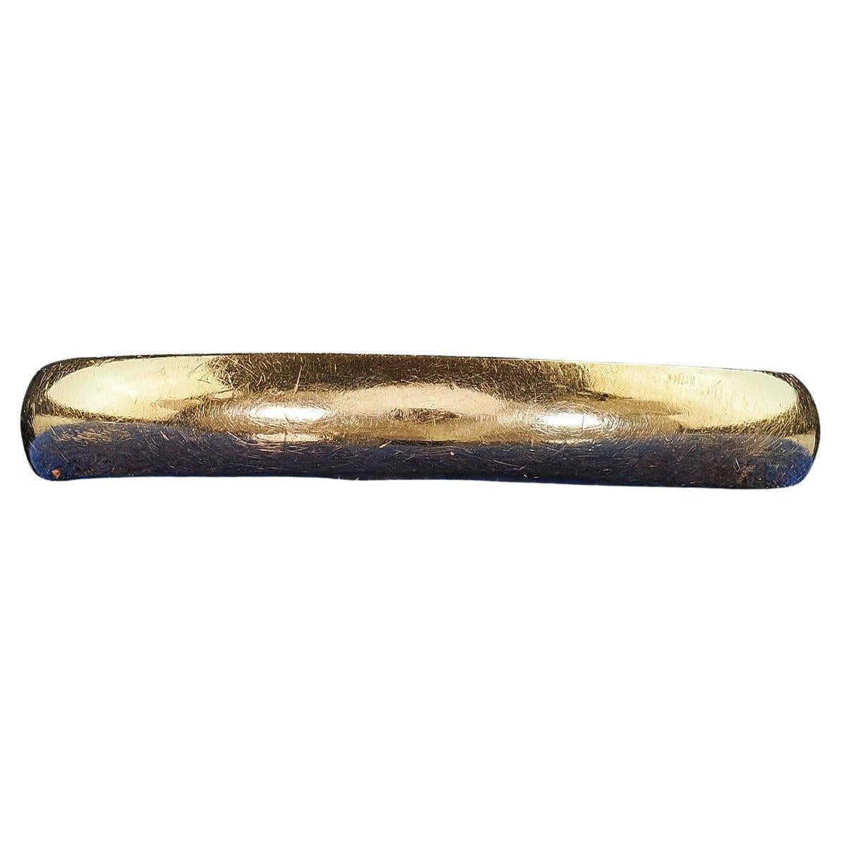 Vintage Estate Tiffany & Co. 18K Yellow Gold Classic Wedding Band Ring - Size 4 3/4