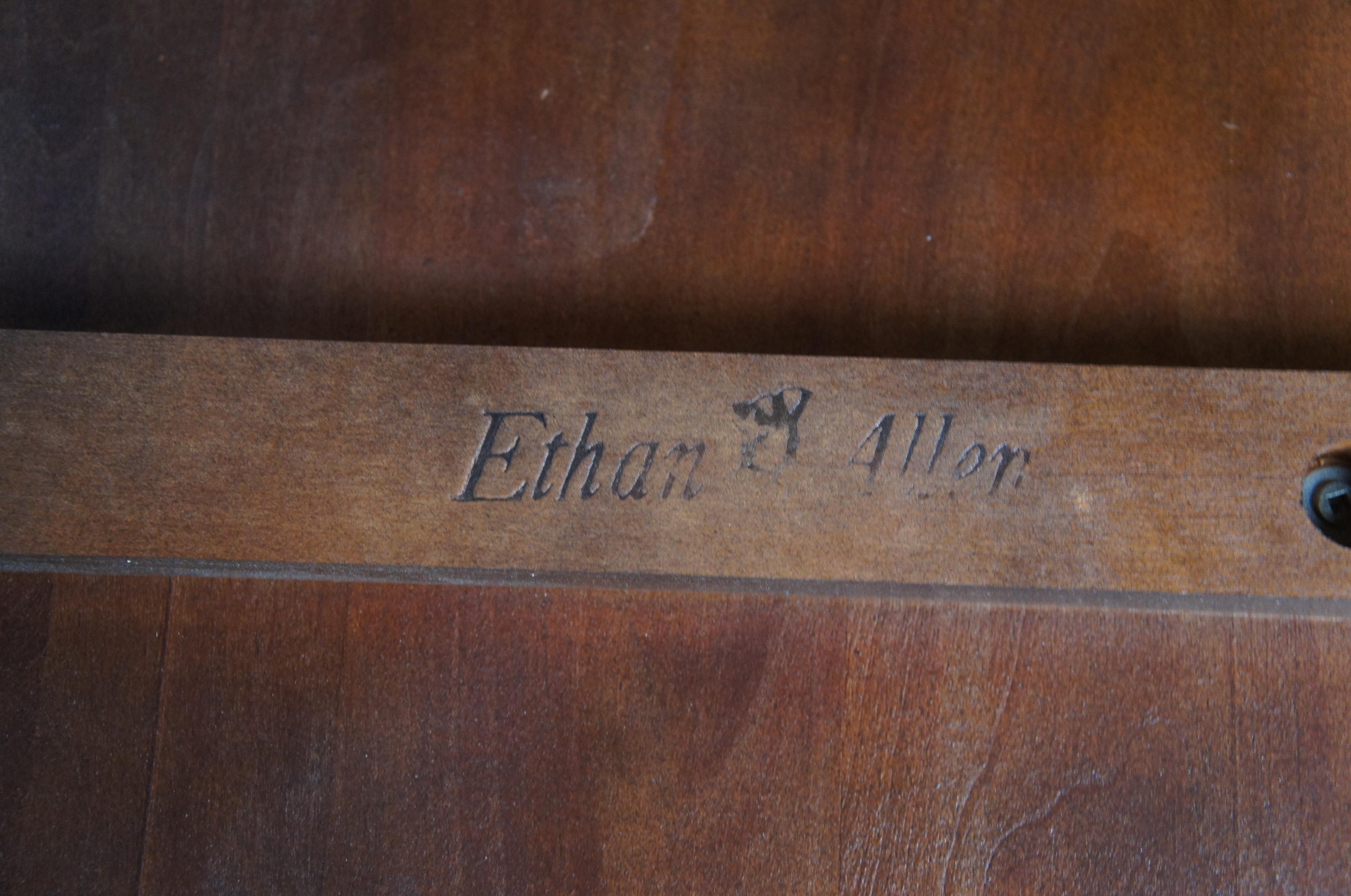 Table de salle à manger vintage Ethan Allen Georgian Court Queen Anne Cherry Oval de 11,6214 4
