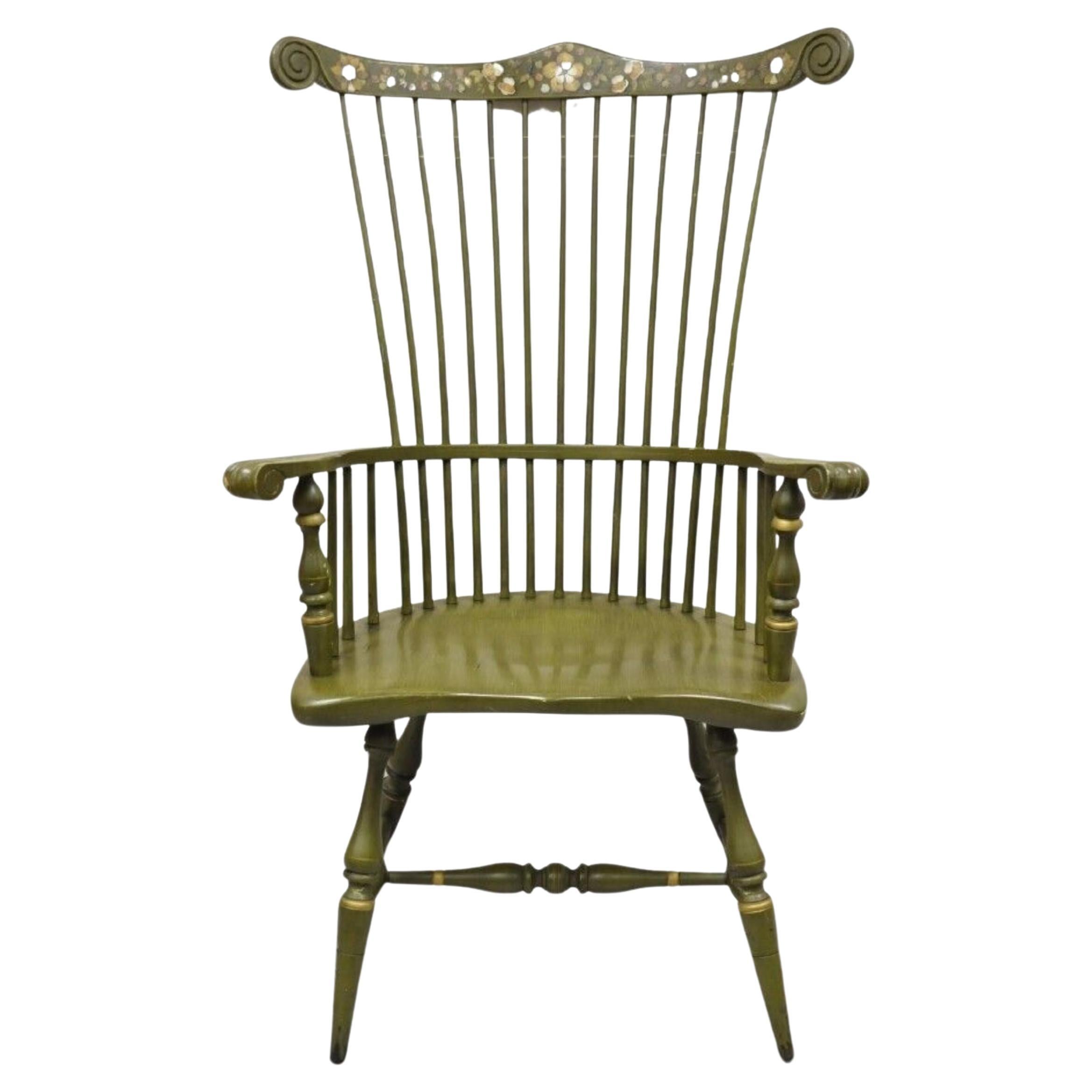 Ethan allen comb back chair new arrivals