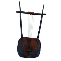 Vintage Ethiopian Krar Tribal Musical Instrument