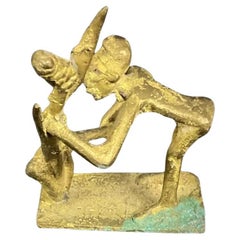 Vintage Ethnic Bronze Figurine, "Civilta" - 2Y450