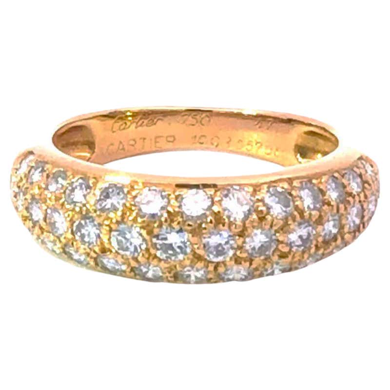 Chanel Profil De Camellia Diamond 18 Karat Gold Ring For Sale at ...