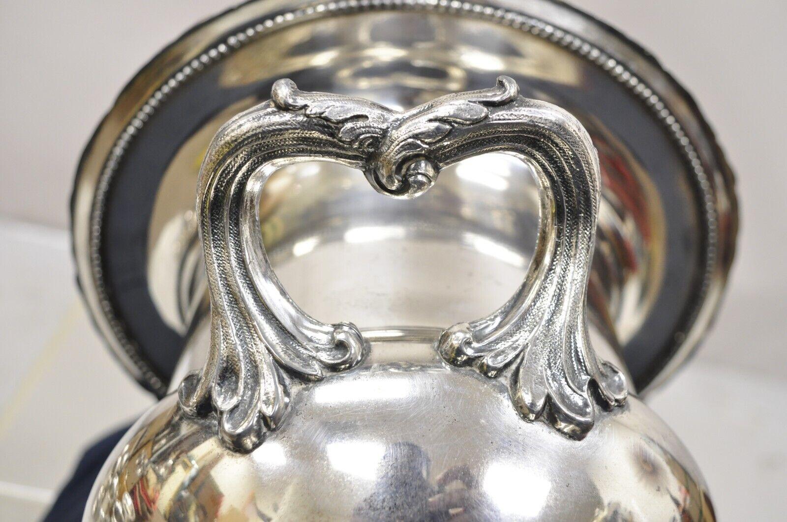 Vintage Eton Silber plattiert Twin Griff Trophy Cup Champagner Chiller Eiskübel (Viktorianisch) im Angebot